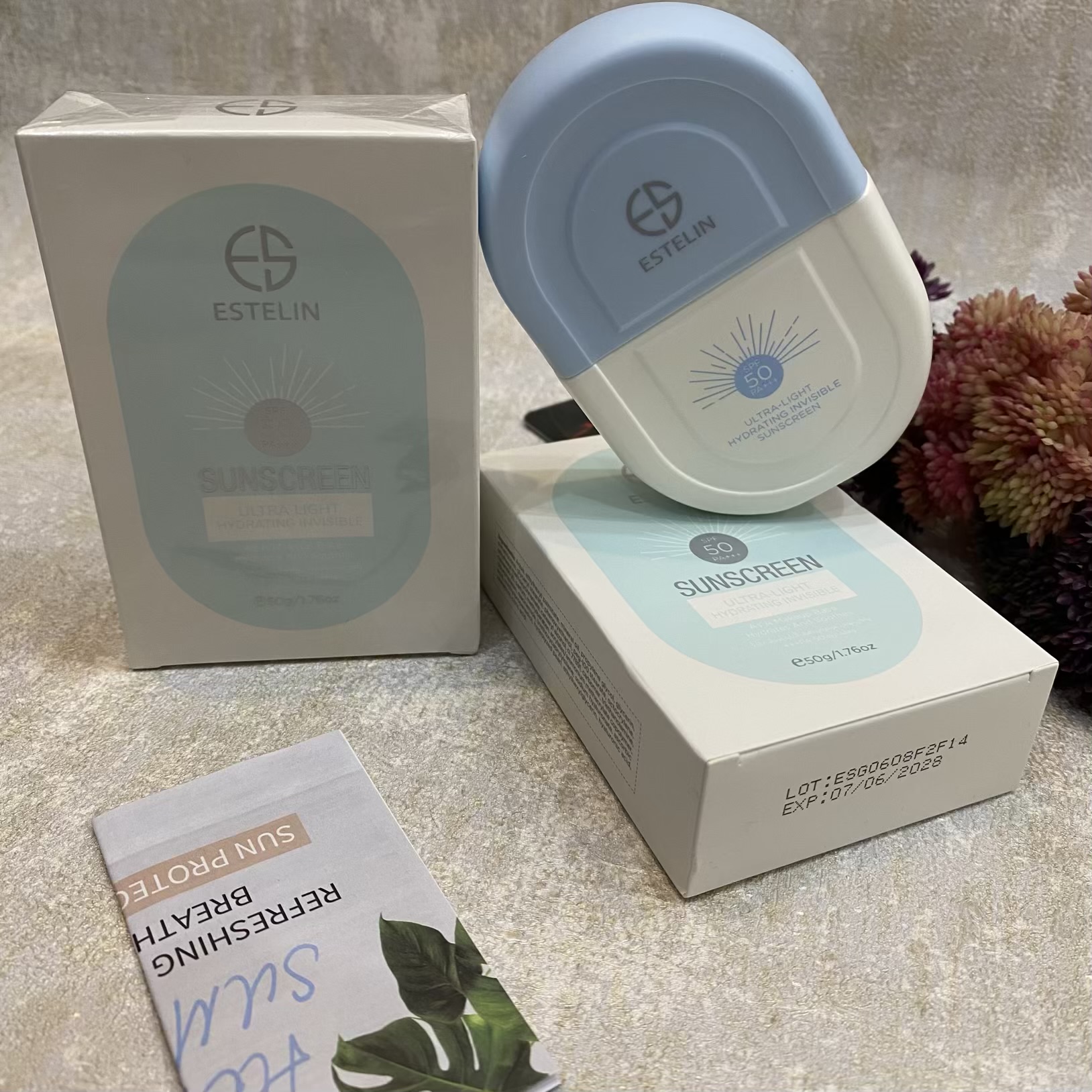 ضدآفتاب استلین ۵۰ میل spf ۵۰ بدون رنگ