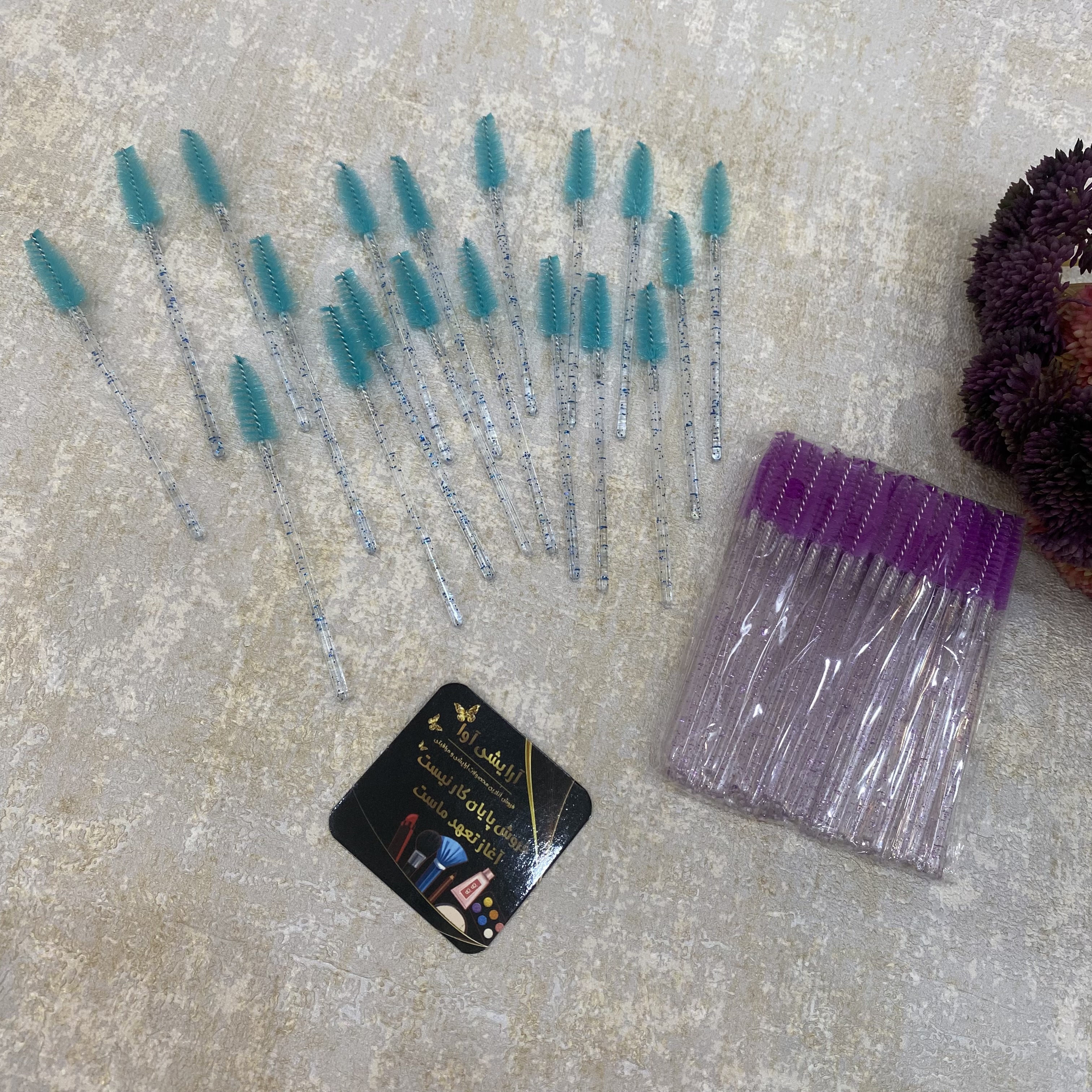 براش ابرو و مژه دسته اکلیلی