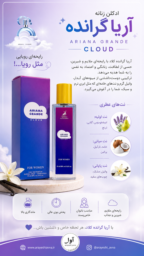 ادکلن الحمبرا اورجینال زنانه ۳۵ میل